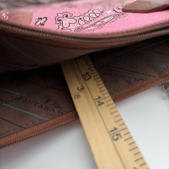 Montana West Bandana Rhinstone "Howdy" Conceal Carry Tote Bag Pink Western NWT - Picture 13 of 16